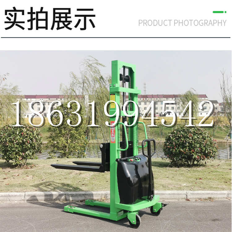 学甲区电动叉车堆高车液压铲车电瓶1吨2吨站驾步行式小型全自动叉车